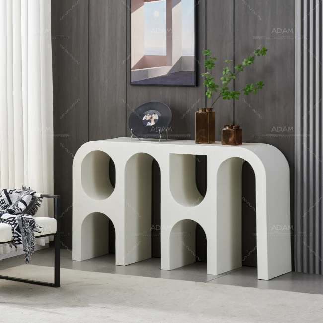 Cave Storage Console Table